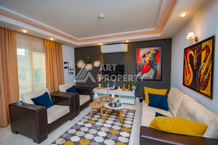 Меблированный дуплекс планировки 4+1 в комплексе с развитой инфраструктурой в районе Оба, 180м2 - Ракурс 8