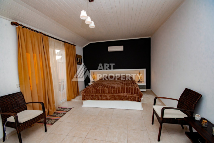 Меблированный дуплекс планировки 4+1 в комплексе с развитой инфраструктурой в районе Оба, 180м2 - Ракурс 10