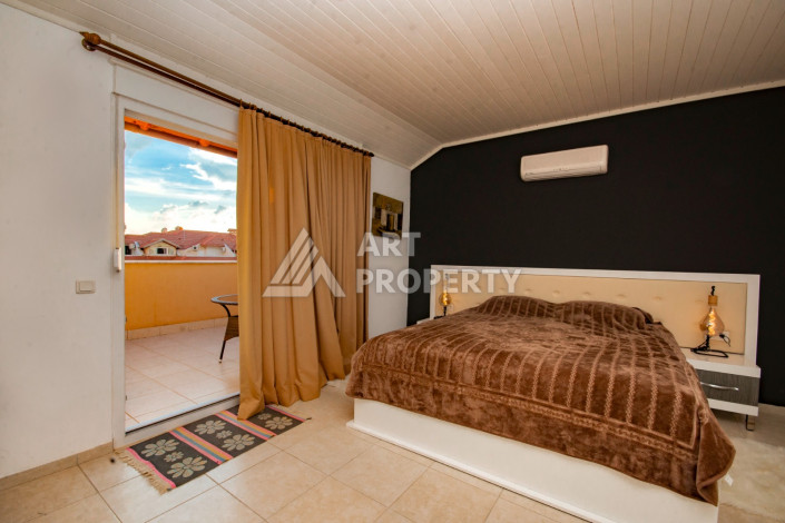 Меблированный дуплекс планировки 4+1 в комплексе с развитой инфраструктурой в районе Оба, 180м2 - Ракурс 14