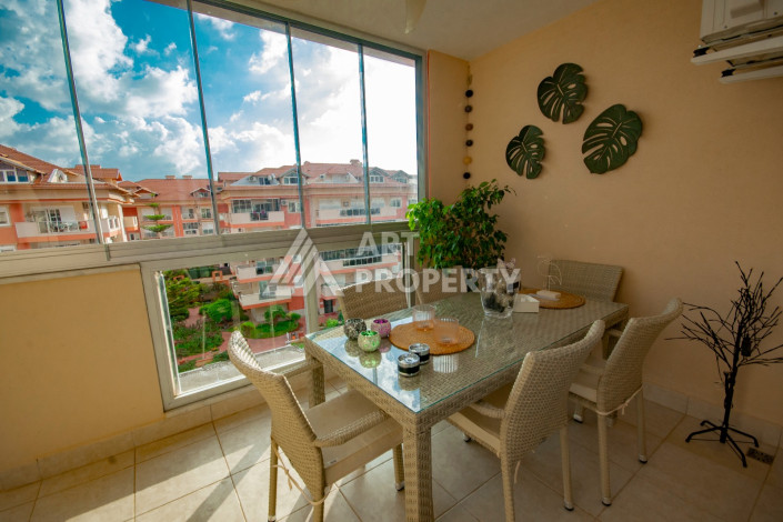 Меблированный дуплекс планировки 4+1 в комплексе с развитой инфраструктурой в районе Оба, 180м2 - Ракурс 24