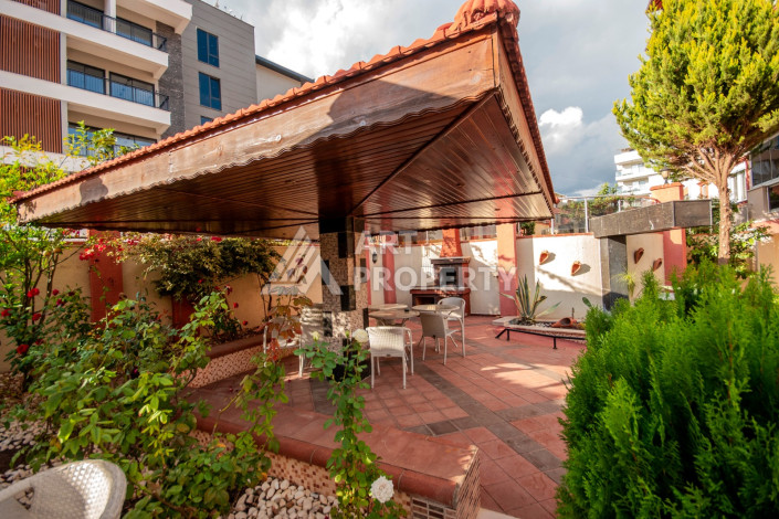 Меблированный дуплекс планировки 4+1 в комплексе с развитой инфраструктурой в районе Оба, 180м2 - Ракурс 31