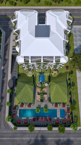 Квартира 2+1 на первой линии моря в комплексе премиум класса на завершающем этапе строительства! - Ракурс 4