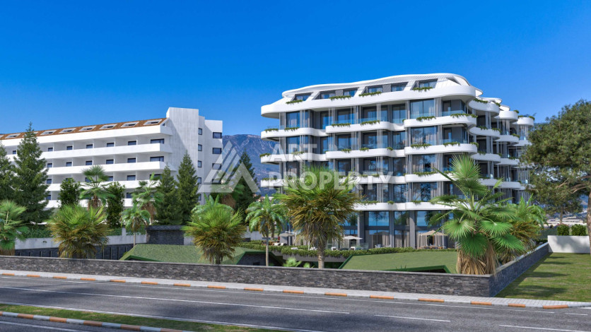 Квартира 2+1 на первой линии моря в комплексе премиум класса на завершающем этапе строительства! - Ракурс 7