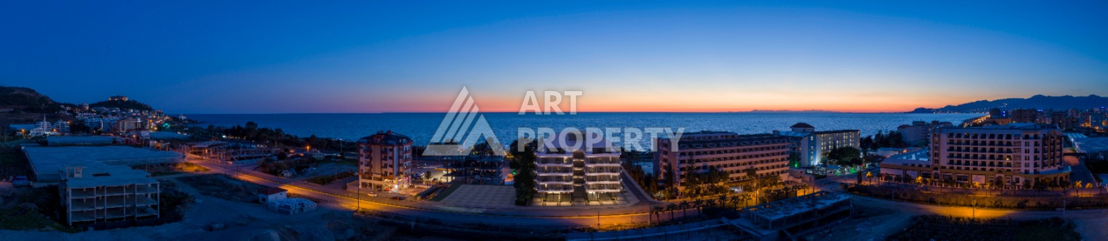 Квартира 2+1 на первой линии моря в комплексе премиум класса на завершающем этапе строительства! - Ракурс 10