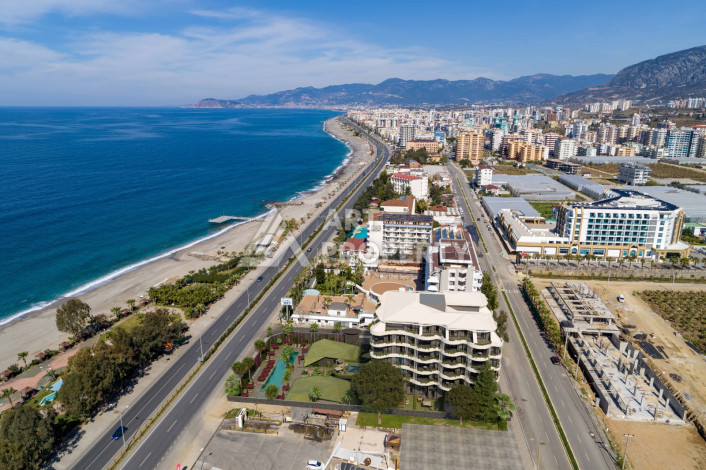 Квартира 2+1 на первой линии моря в комплексе премиум класса на завершающем этапе строительства! - Ракурс 19