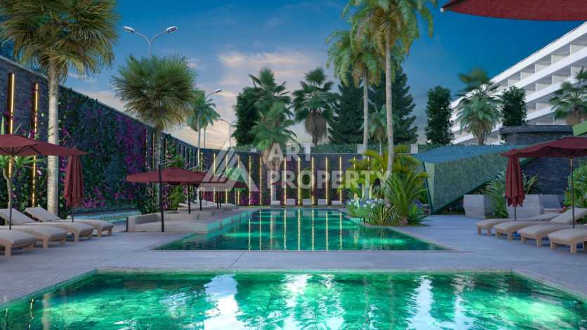 Квартира 2+1 на первой линии моря в комплексе премиум класса на завершающем этапе строительства! - Ракурс 21