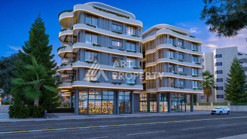 Квартира 2+1 на первой линии моря в комплексе премиум класса на завершающем этапе строительства! - Ракурс 28