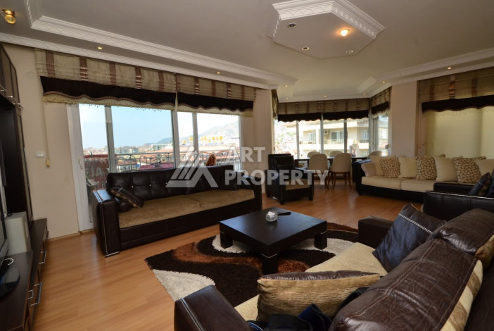 Просторный дуплекс планировки 4+1 с видом на крепость Алании, 360м2 - Ракурс 4