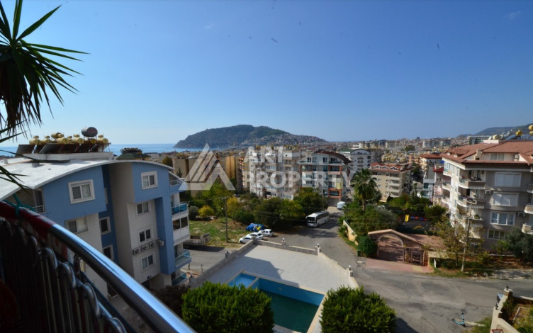 Просторный дуплекс планировки 4+1 с видом на крепость Алании, 360м2 - Ракурс 12