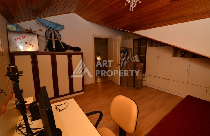 Просторный дуплекс планировки 4+1 с видом на крепость Алании, 360м2 - Ракурс 31