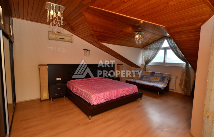 Просторный дуплекс планировки 4+1 с видом на крепость Алании, 360м2 - Ракурс 36