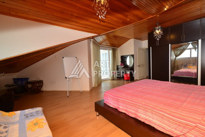 Просторный дуплекс планировки 4+1 с видом на крепость Алании, 360м2 - Ракурс 38