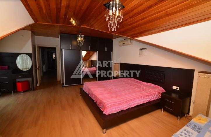 Просторный дуплекс планировки 4+1 с видом на крепость Алании, 360м2 - Ракурс 39