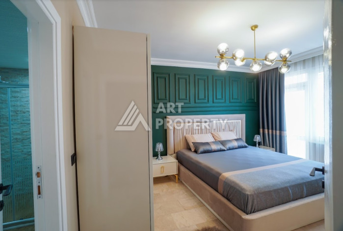 Дуплекс вблизи моря с дизайнерским ремонтом в районе Оба планировки 4+1, 160м2 - Ракурс 14