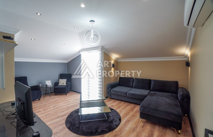 Дуплекс вблизи моря с дизайнерским ремонтом в районе Оба планировки 4+1, 160м2 - Ракурс 22