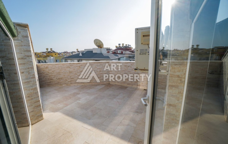 Дуплекс вблизи моря с дизайнерским ремонтом в районе Оба планировки 4+1, 160м2 - Ракурс 24