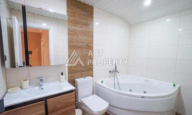 Дуплекс вблизи моря с дизайнерским ремонтом в районе Оба планировки 4+1, 160м2 - Ракурс 29