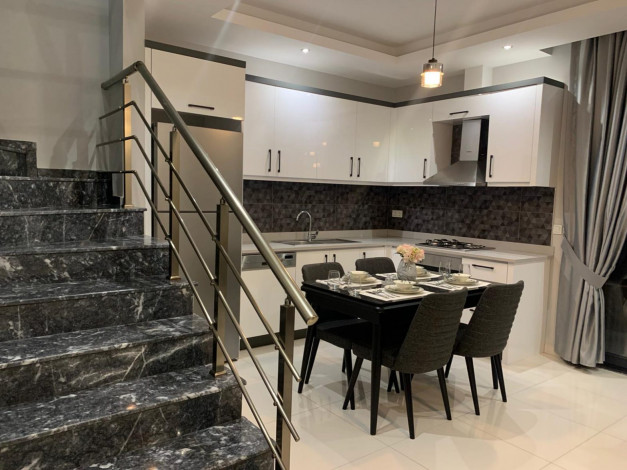 Меблированная квартира 2+1 на берегу Средиземного  моря в районе Каргыджак, 110 м2 - Ракурс 3