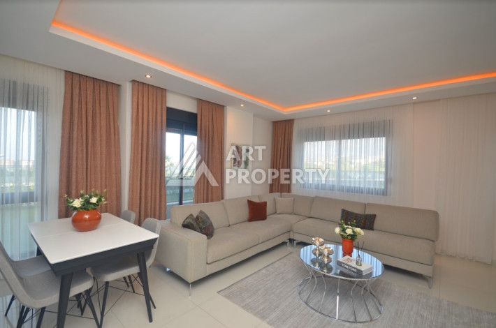 Двухуровневая квартира в шикарном жилом комплексе в районе Каргыджак. Планировка 4+1, 150м2 - Ракурс 2