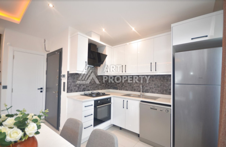 Двухуровневая квартира в шикарном жилом комплексе в районе Каргыджак. Планировка 4+1, 150м2 - Ракурс 6