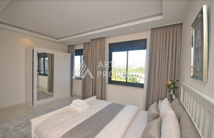 Двухуровневая квартира в шикарном жилом комплексе в районе Каргыджак. Планировка 4+1, 150м2 - Ракурс 18