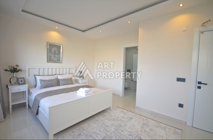 Двухуровневая квартира в шикарном жилом комплексе в районе Каргыджак. Планировка 4+1, 150м2 - Ракурс 19