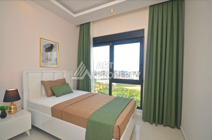 Двухуровневая квартира в шикарном жилом комплексе в районе Каргыджак. Планировка 4+1, 150м2 - Ракурс 20