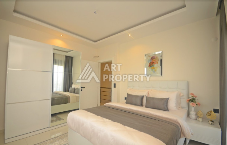 Двухуровневая квартира в шикарном жилом комплексе в районе Каргыджак. Планировка 4+1, 150м2 - Ракурс 22