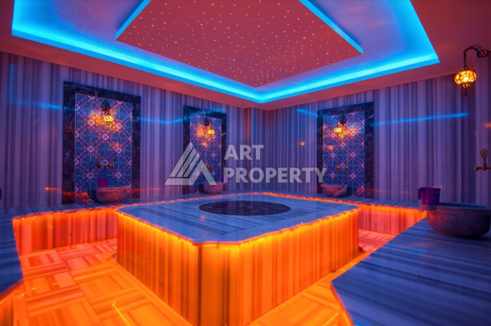 Двухуровневая квартира в шикарном жилом комплексе в районе Каргыджак. Планировка 4+1, 150м2 - Ракурс 26