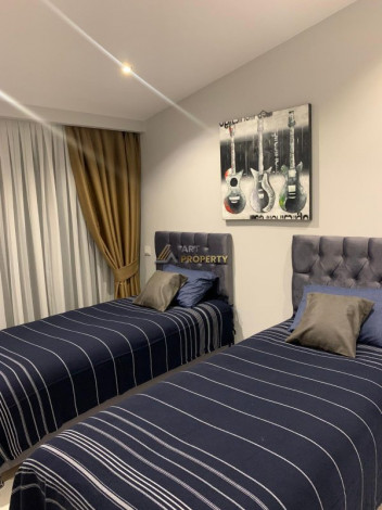 Меблированная квартира 2+1 на берегу Средиземного  моря в районе Каргыджак, 110 м2 - Ракурс 11