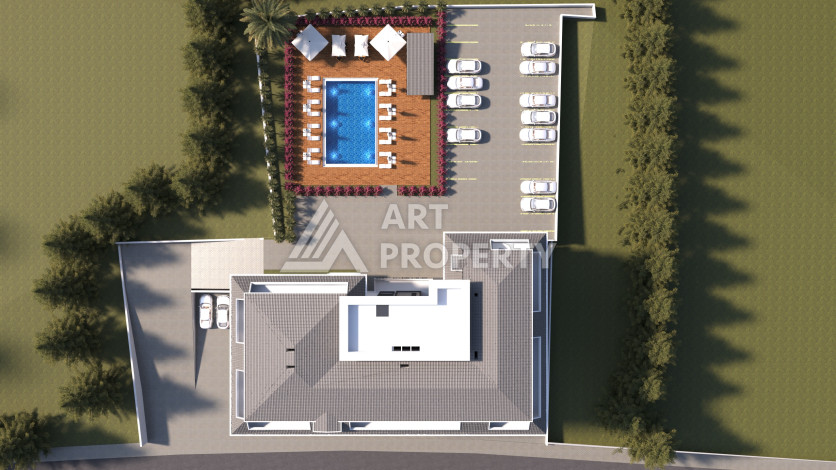 Шикарный проект на этапе строительства в районе Авсаллар - Ракурс 5