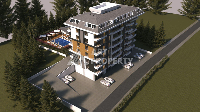 Шикарный проект на этапе строительства в районе Авсаллар - Ракурс 7