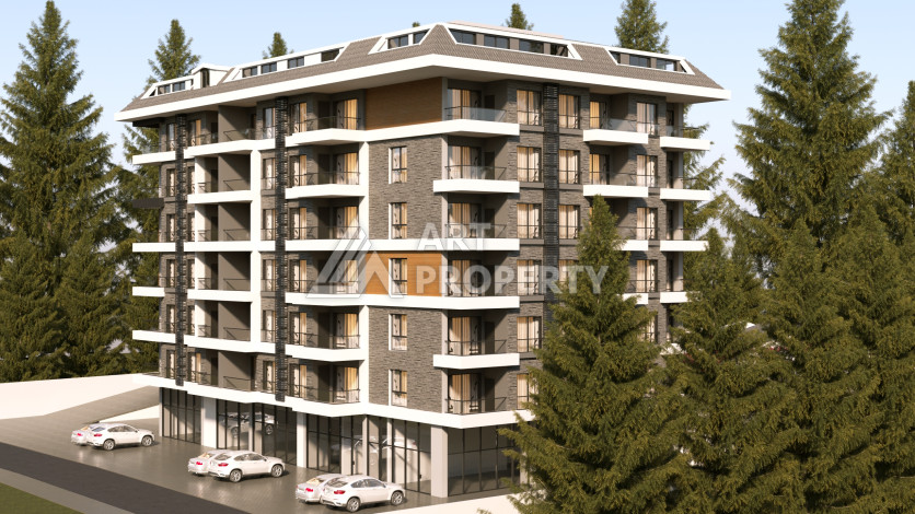 Шикарный проект на этапе строительства в районе Авсаллар - Ракурс 8