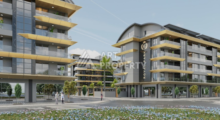 Новый инвестиционный проект в 200 метрах от моря в районе Каргыджак! - Ракурс 4