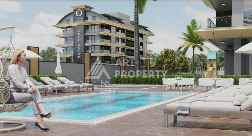 Новый инвестиционный проект в 200 метрах от моря в районе Каргыджак! - Ракурс 9