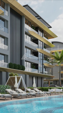 Новый инвестиционный проект в 200 метрах от моря в районе Каргыджак! - Ракурс 10