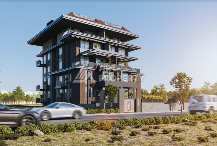 Роскошный проект вблизи моря на начальном этапе строительства в элитном районе Кестель - Ракурс 6