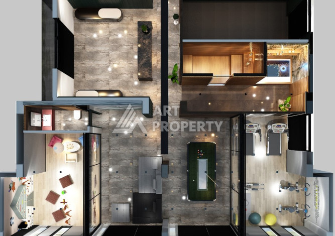 Роскошный проект вблизи моря на начальном этапе строительства в элитном районе Кестель - Ракурс 11