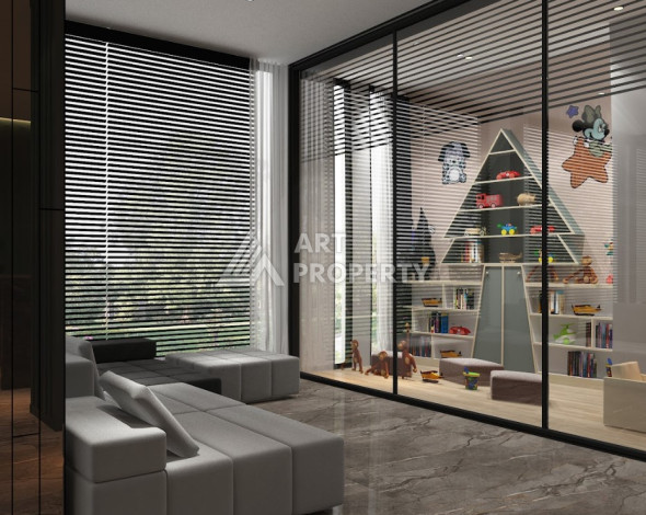 Роскошный проект вблизи моря на начальном этапе строительства в элитном районе Кестель - Ракурс 14