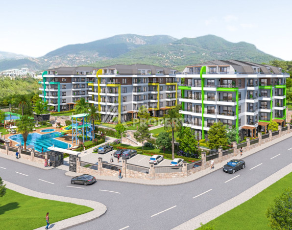 Апартаменты в жилом комплексе на стадии строительства в районе Оба - Ракурс 2