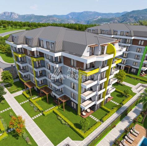 Апартаменты в жилом комплексе на стадии строительства в районе Оба - Ракурс 3