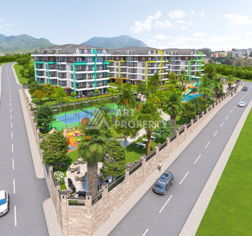 Апартаменты в жилом комплексе на стадии строительства в районе Оба - Ракурс 8