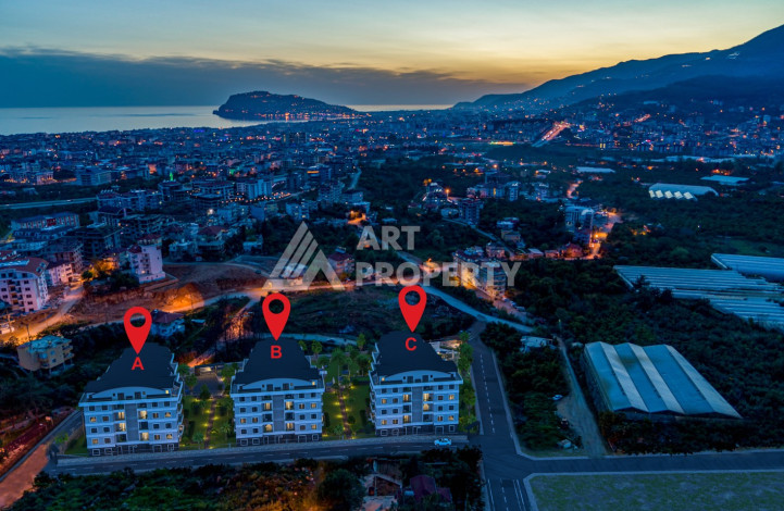 Апартаменты в жилом комплексе на стадии строительства в районе Оба - Ракурс 16