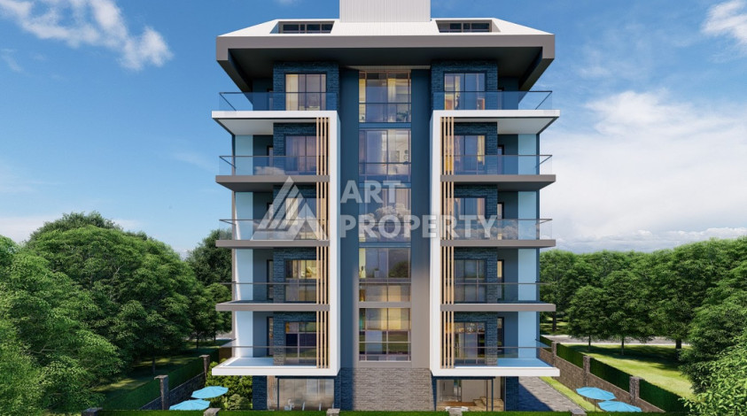 Новый высококачественный бутик-проект на начальном этапе строительства в районе Каргыджак - Ракурс 2