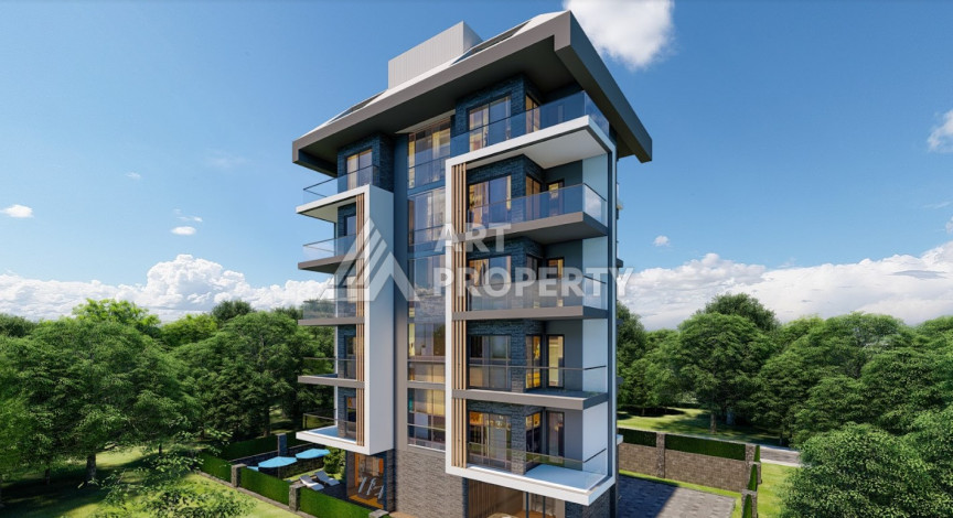 Новый высококачественный бутик-проект на начальном этапе строительства в районе Каргыджак - Ракурс 3