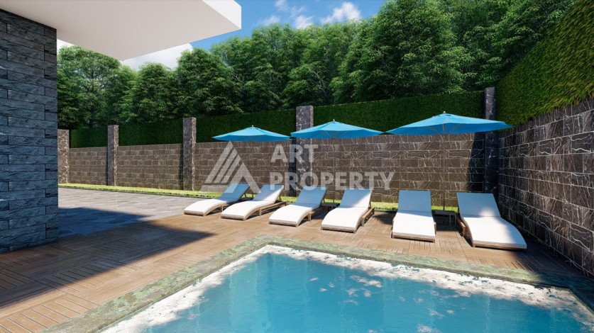 Новый высококачественный бутик-проект на начальном этапе строительства в районе Каргыджак - Ракурс 4