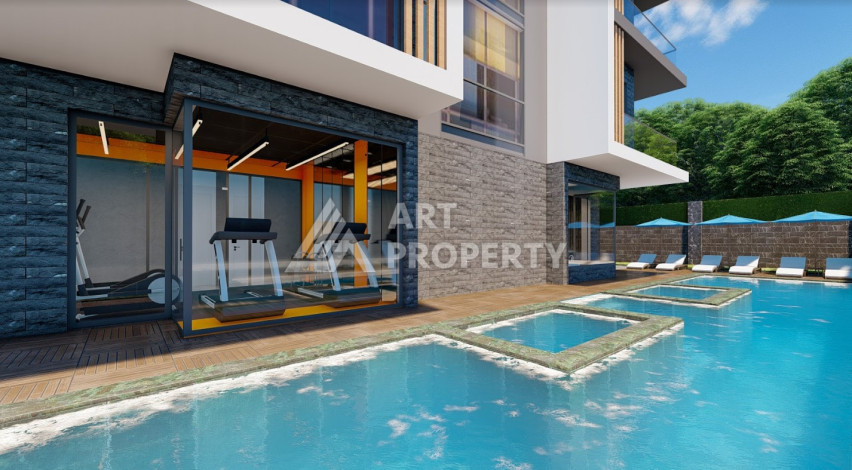 Новый высококачественный бутик-проект на начальном этапе строительства в районе Каргыджак - Ракурс 6