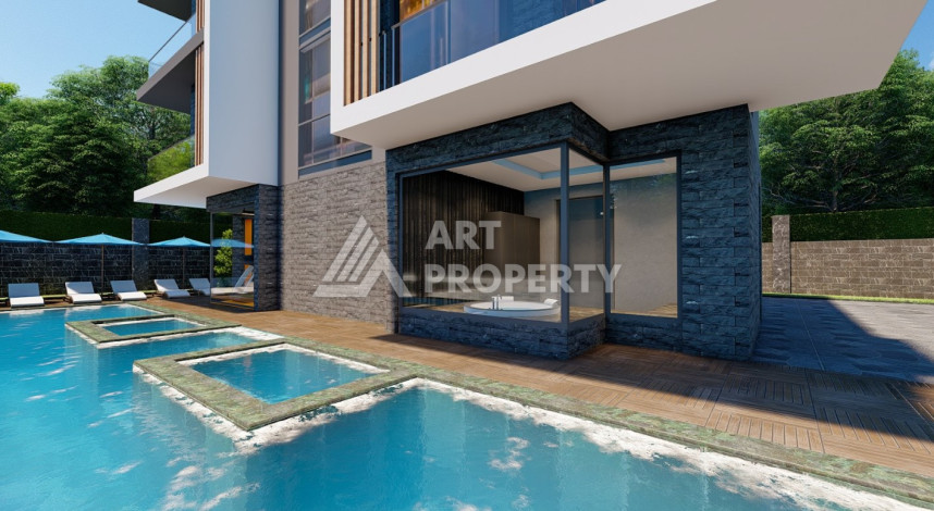 Новый высококачественный бутик-проект на начальном этапе строительства в районе Каргыджак - Ракурс 7