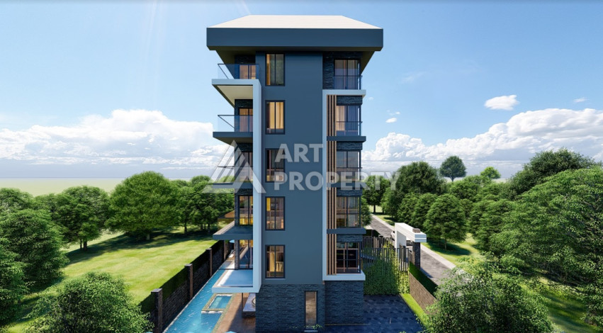 Новый высококачественный бутик-проект на начальном этапе строительства в районе Каргыджак - Ракурс 12