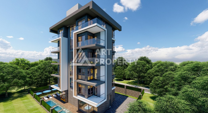 Новый высококачественный бутик-проект на начальном этапе строительства в районе Каргыджак - Ракурс 13